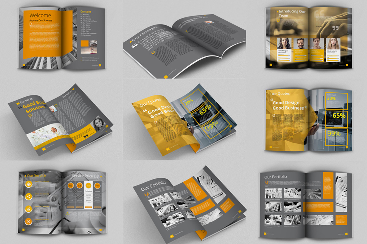 Brochure Corporate Multipurpose, a Brochure Template by feydesign (Photo 2 of 3)