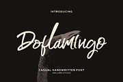 Doflamingo, a Script Font by Bokuto Studio (Thumbnail 1 of 12)