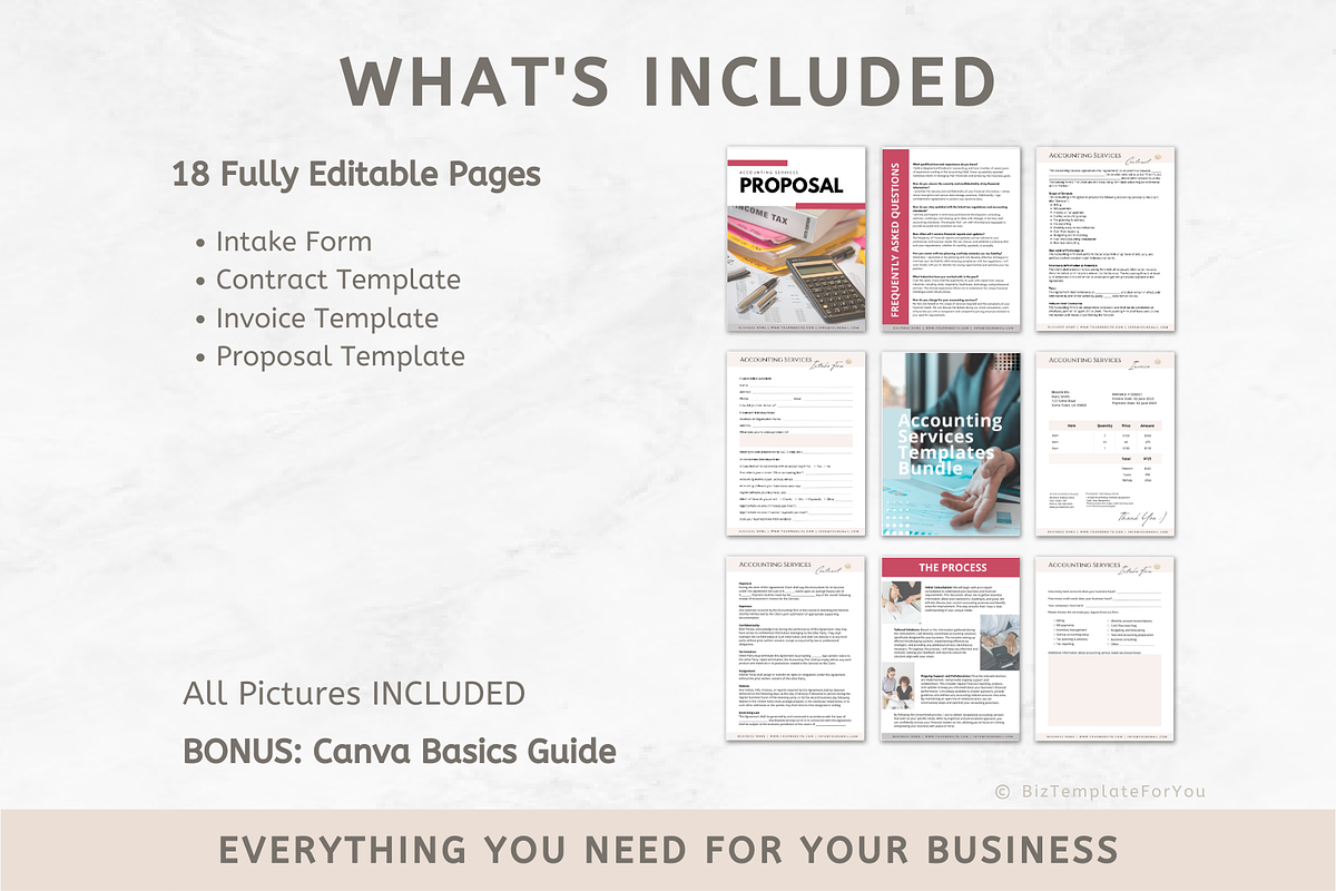 Accounting Services Templates Bundle, a Marketing Template by BizTemplateForYou (Photo 4 of 6)
