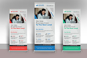 business rollup with 3 color, a Stationery Template by creative-som (Thumbnail 1 of 4)