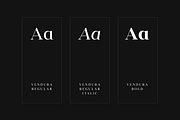 Vendura – Neoclassic Serif Family, a Serif Font by Marc Lohner (Thumbnail 5 of 10)