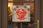 Christmas Snowman Laser Cut SVG, an Object Graphic by DreamPrint404 (Thumbnail 2 of 4)