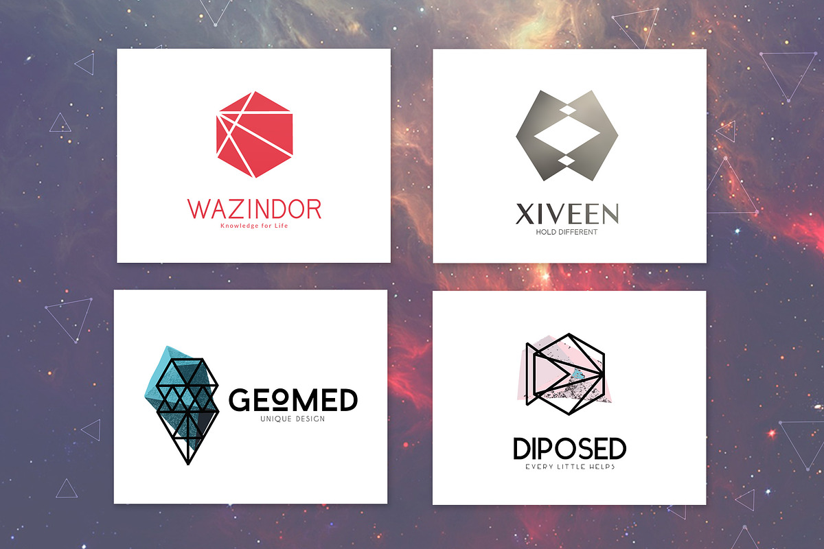 Futuristic & Geometric Logos Bundle, a Branding & Logo Template by AN Productions (Photo 25 of 47)