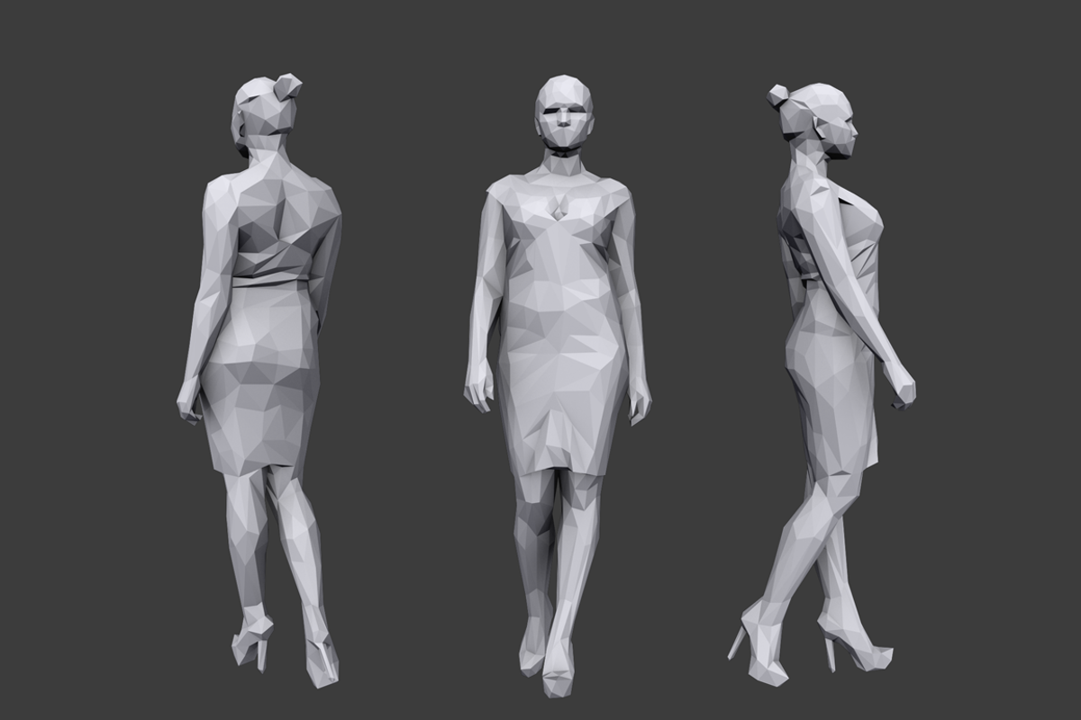 Lowpoly People Casual Pack Volume 6, a Characters & Person 3D Model by Kanistra Studio (Photo 4 of 9)