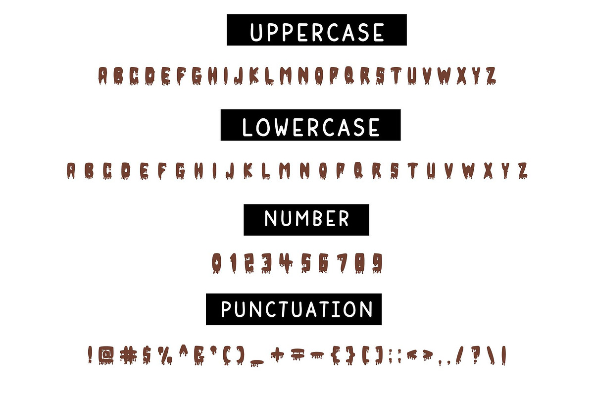 Dripper - Decorative Font, a Sans Serif Font by Brown Cupple (Photo 3 of 4)