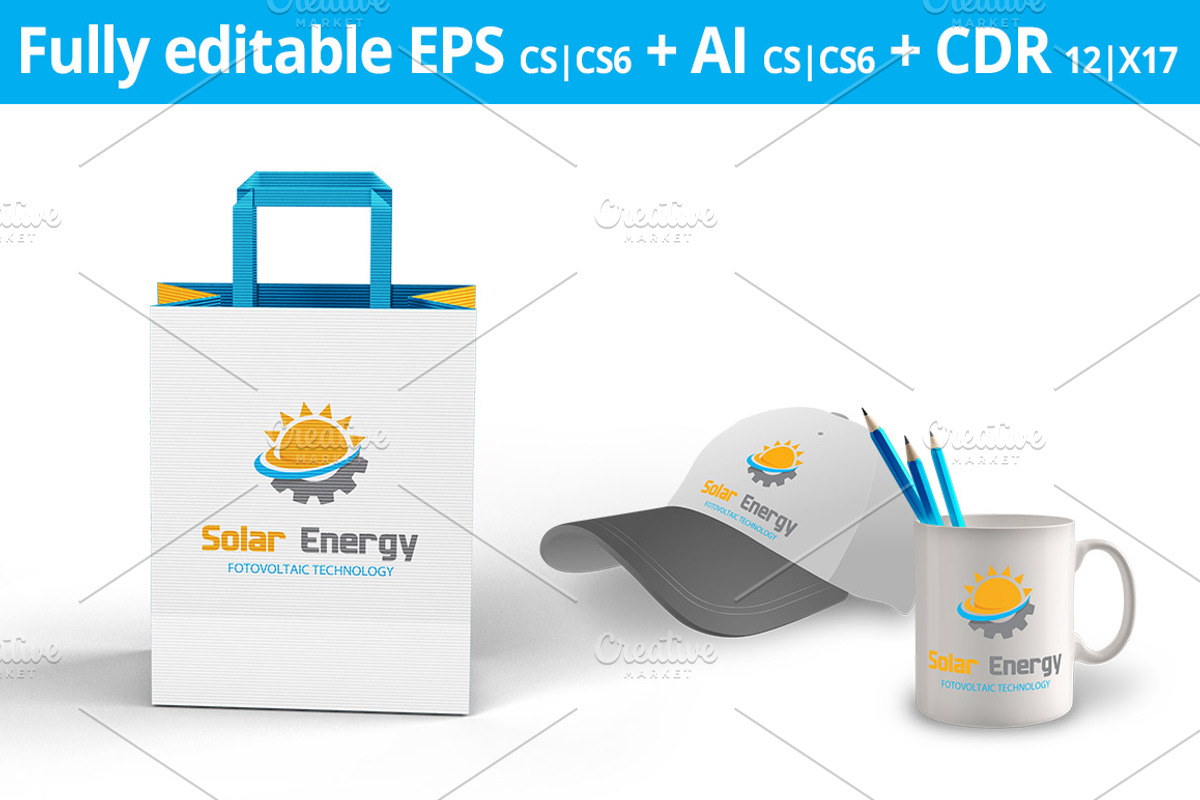 Solar Energy Logo, a Branding & Logo Template by Designoo (Photo 4 of 6)