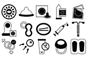 Reproductive Health Vector Icons, a Solid Icon by Vector Portal (Thumbnail 3 of 5)