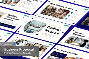 Business Proposal Presentation, a Presentation Template by SquidPixey