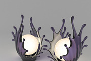 Table lamp Splash Design, an Object 3D Model by 3D Models by Obshansky (Thumbnail 2 of 16)