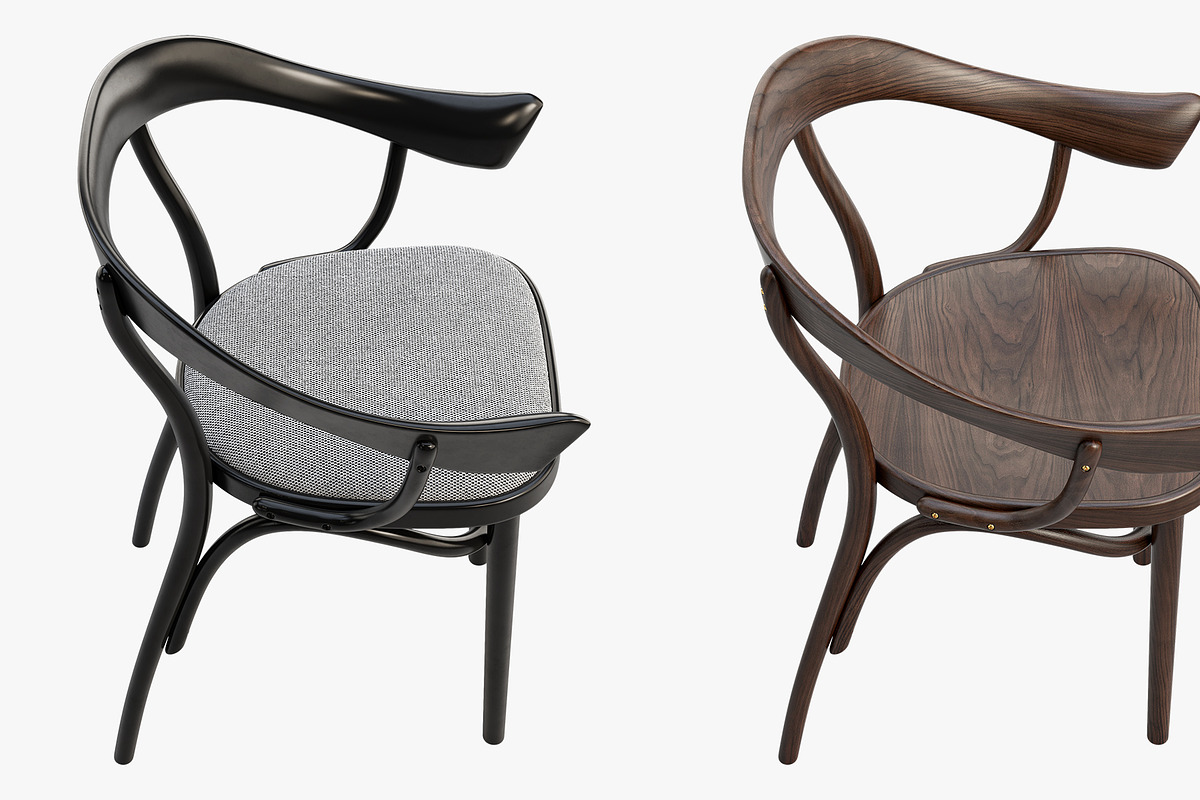 Bistrotstuhl by Nigel Coates, a Furniture 3D Model by 3dmitruk (Photo 9 of 14)
