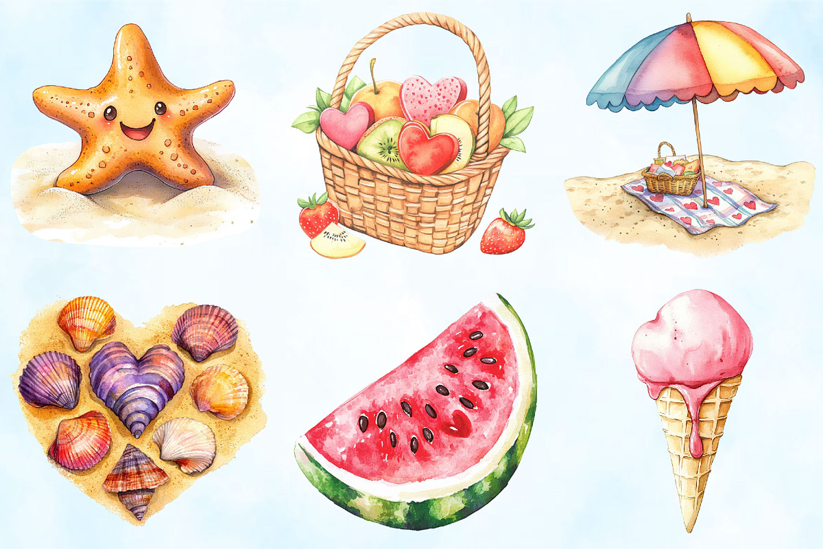 Love Summer Sublimation, an Illustration by Craft Nest (Photo 2 of 6)