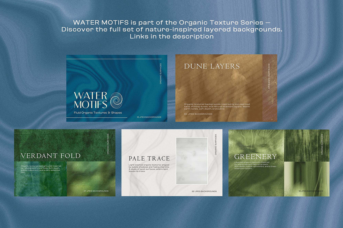 Water motifs - abstract backgrounds, a Background Graphic by DigARTbyHavroshka (Photo 13 of 13)