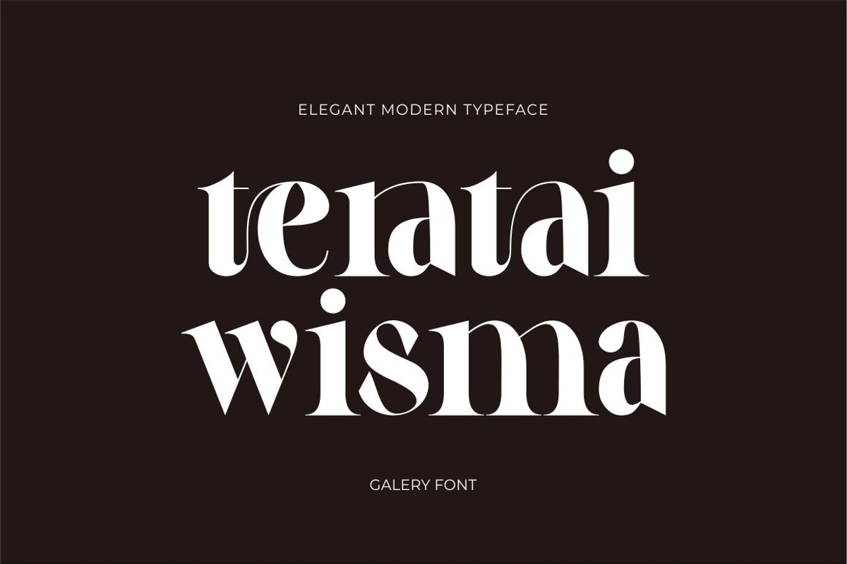 Galery - Elegant Modern Typeface, a Serif Font by suhadidesign (Photo 12 of 15)