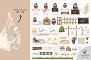 Jesus clipart, an Illustration by Estudio 812 (Thumbnail 3 of 9)