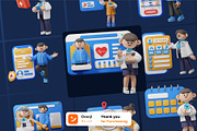 Online Medical 3D Character, a Characters & Person 3D Model by orenjidesign (Thumbnail 7 of 8)