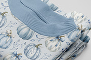 Blue White Pumpkins Seamless Pattern, a Pattern Graphic by Kreeya Art Shop (Thumbnail 7 of 9)