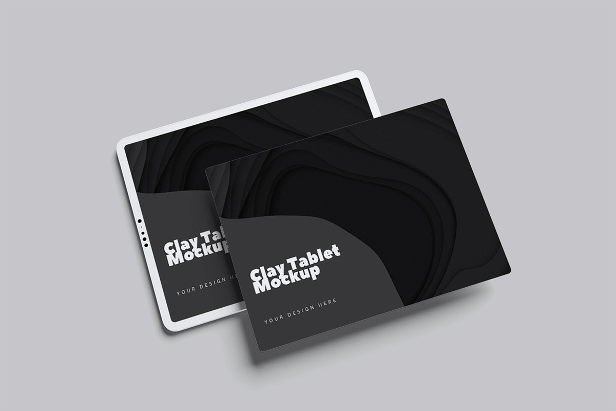 Tablet Clay Mockup, an iPad Mockup by Twins_studio926 (Photo 3 of 5)