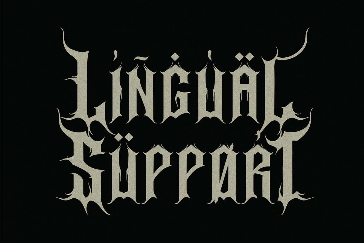 Banas, a Blackletter Font by Marvadesign (Photo 7 of 7)