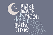 Lunar Shore Cute Handwriting Font, a Font by Dancing with Ink (Thumbnail 2 of 19)