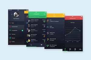 App Sport Ui (bonus app mock-up)