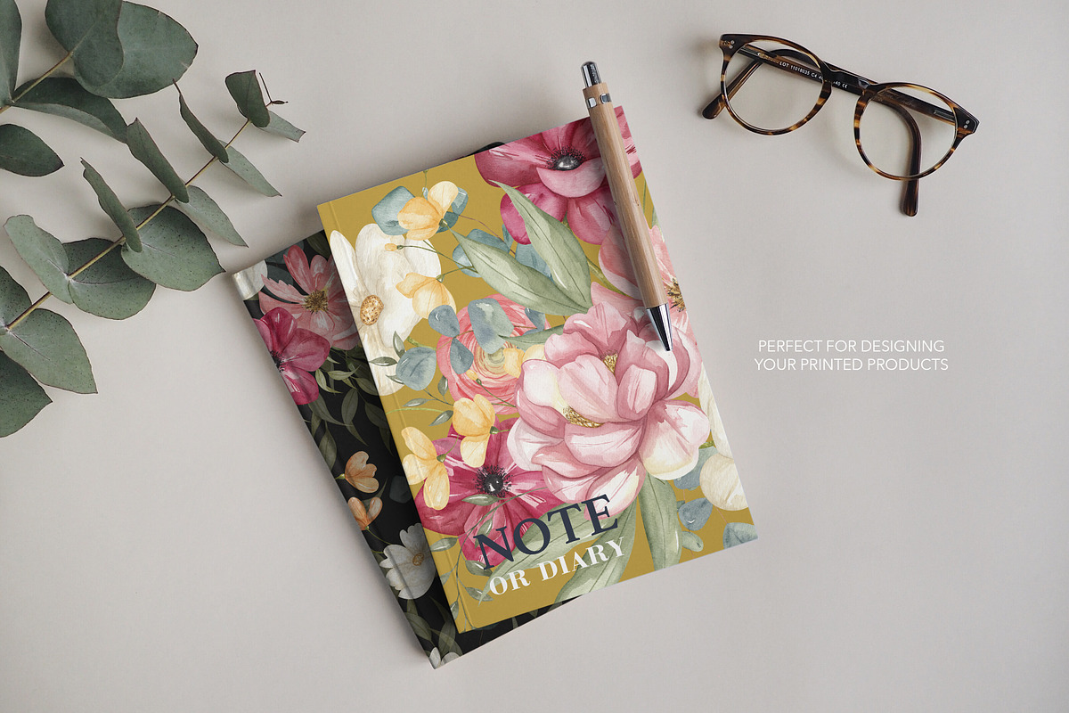 HONEY FLOWERS. watercolor collection, a Decorative Illustration by Ooh Lily (Photo 12 of 15)