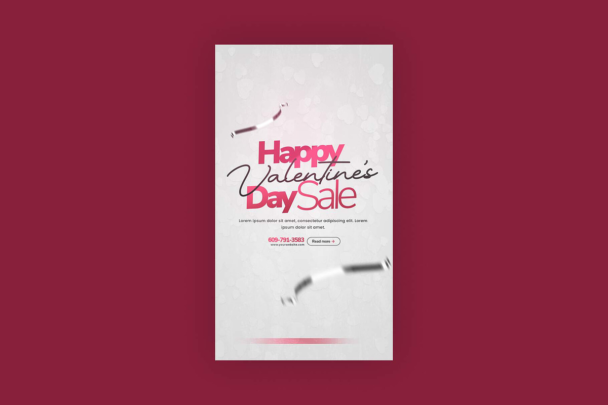 Valentines Day Instagram Story, a Social Media Template by Saman Osama (Photo 1 of 2)