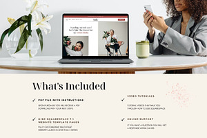 Squarespace 7.1 Template Jade