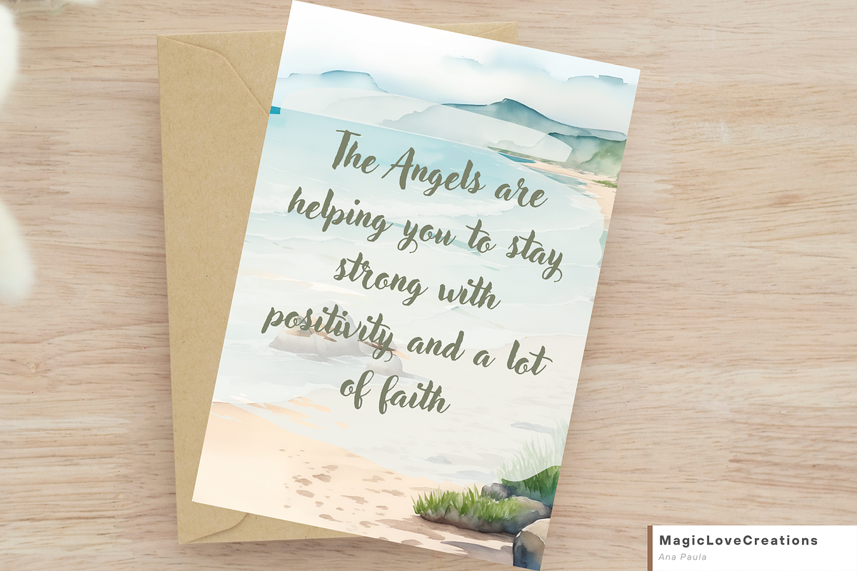 Spiritual Positive Quote Print Wall, a Poster Template by MagicLove Creations (Photo 5 of 10)