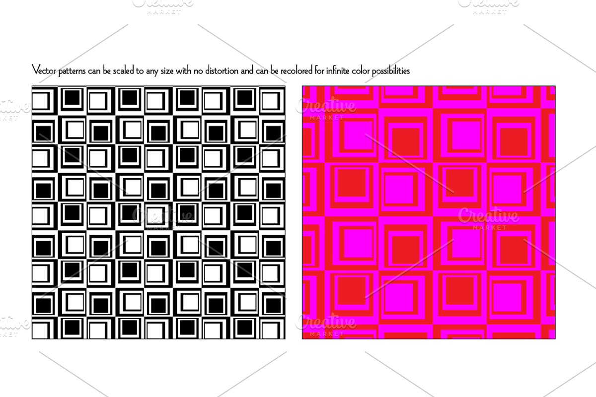 Black & White Op Art Patterns preview 6