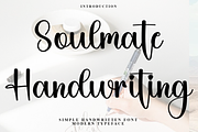 Soulmate Handwriting, a Handwritten Font by FreshTypeINK (Thumbnail 1 of 8)