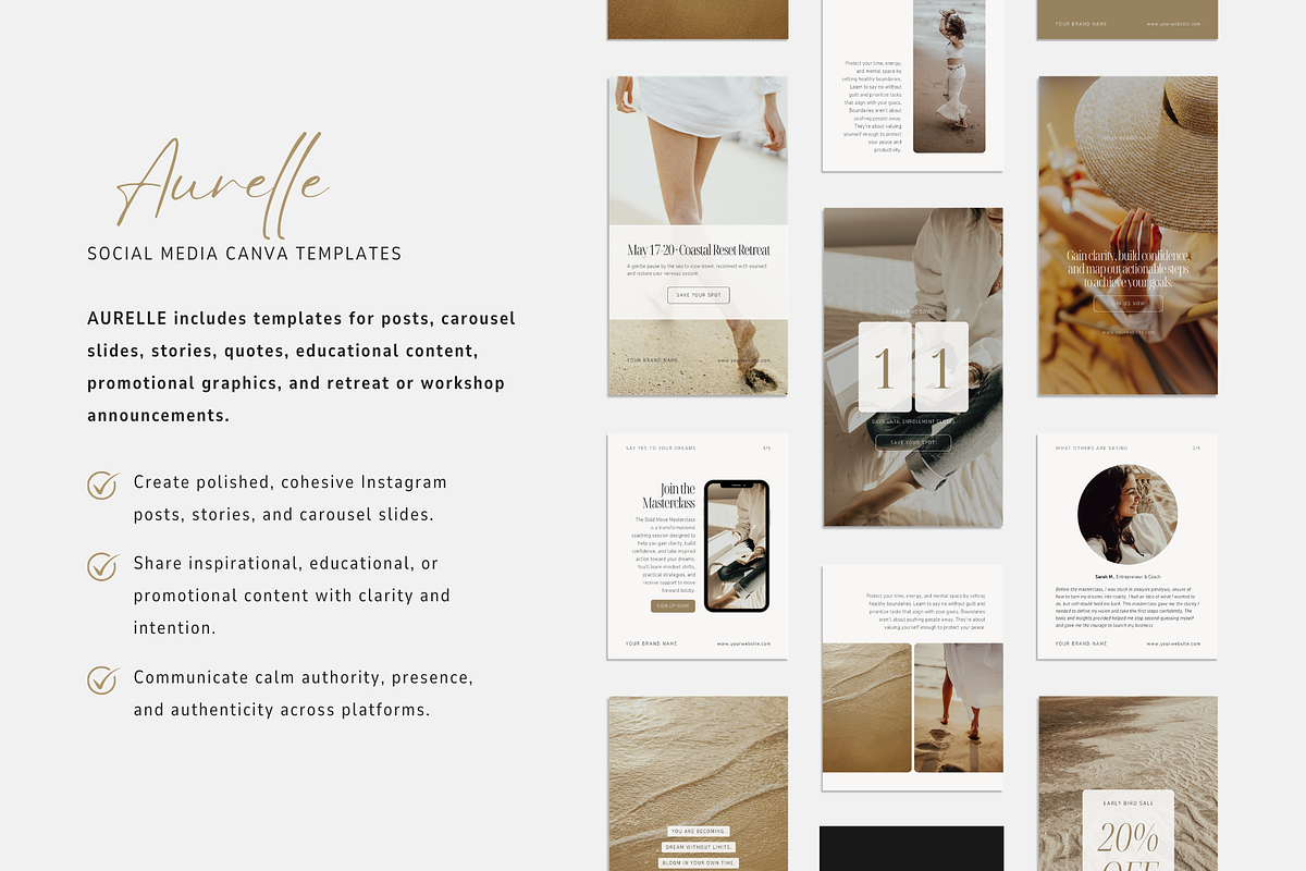 Modern Social Media Canva Templates, a Social Media Template by DESIGN BY nube (Photo 4 of 10)