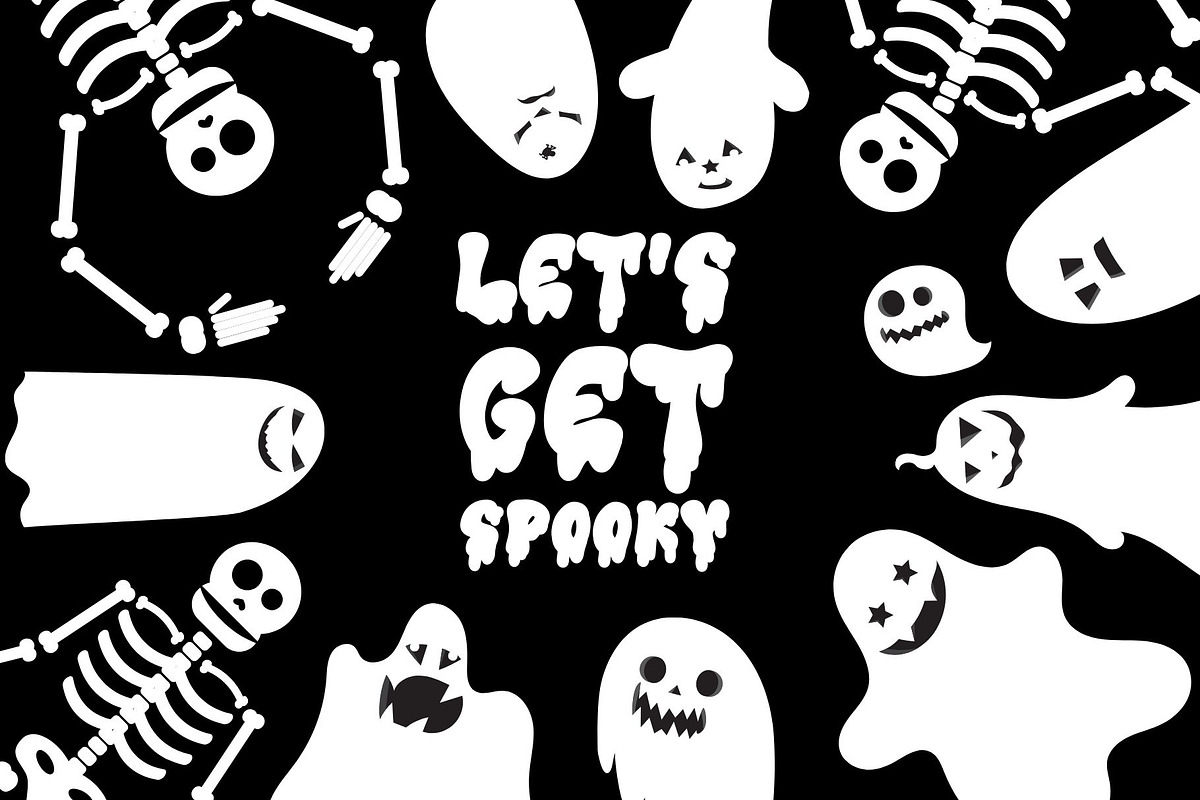 Retro Zombie is a Halloween font, a Handwritten Font by Brown Cupple (Photo 3 of 8)