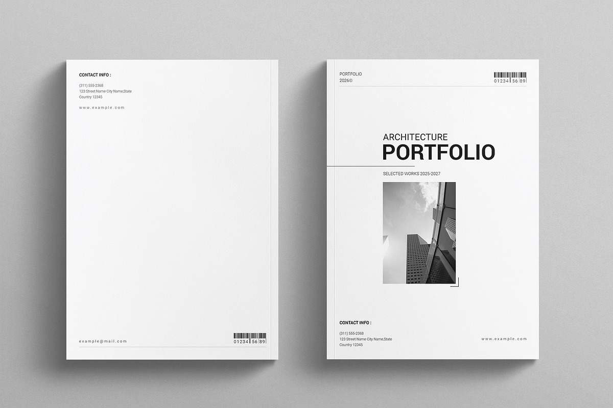 Architect Portfolio Template, a Brochure Template by E-Type (Photo 7 of 7)