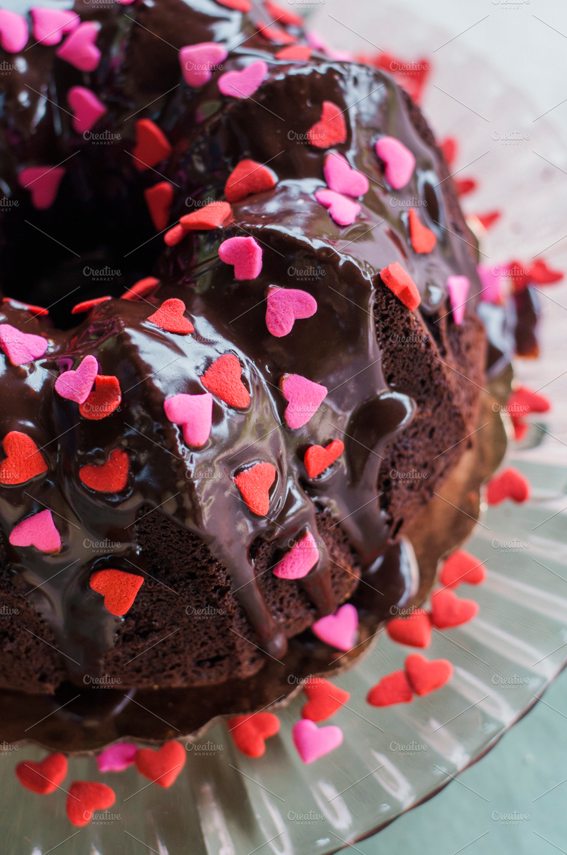 Chocolate bundt cake featuring dessert, chocolate, and dark chocolate, a Food & Drink Photo by Foxtail Pine Studio