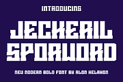 Jeckeril Sporword, a Serif Font by alon kelakon (Thumbnail 1 of 5)
