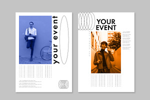 Modern Poster Layout Design, a Poster Template by wavebreak