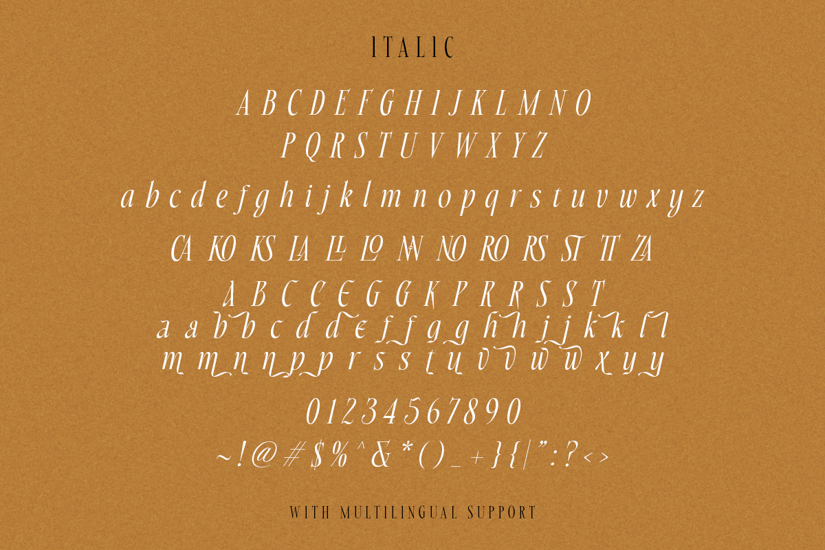 Beverly Walters Stylish Serif, a Serif Font by Letterhend Studio (Photo 7 of 11)