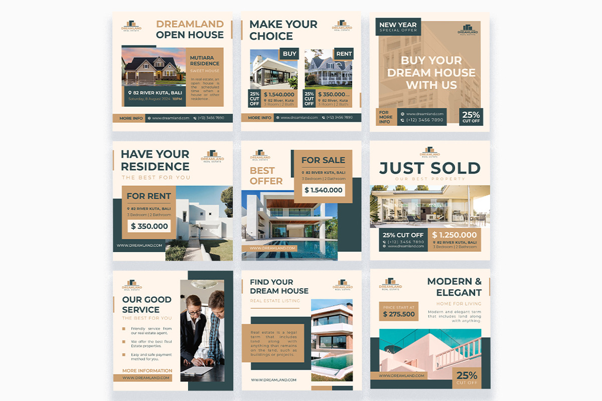 Dreamland Real Estate, a Social Media Template by kerismaker (Photo 2 of 3)