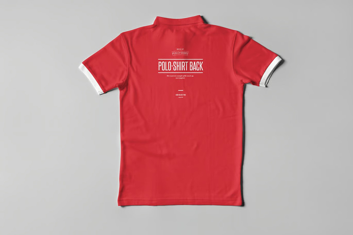 Polo Shirt Mock-up, a Shirt Mockup by zippypixelstudio (Photo 6 of 8)