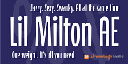 Lil Milton AE, a Handwritten Font by Altered Ego Fonts (Thumbnail 1 of 2)