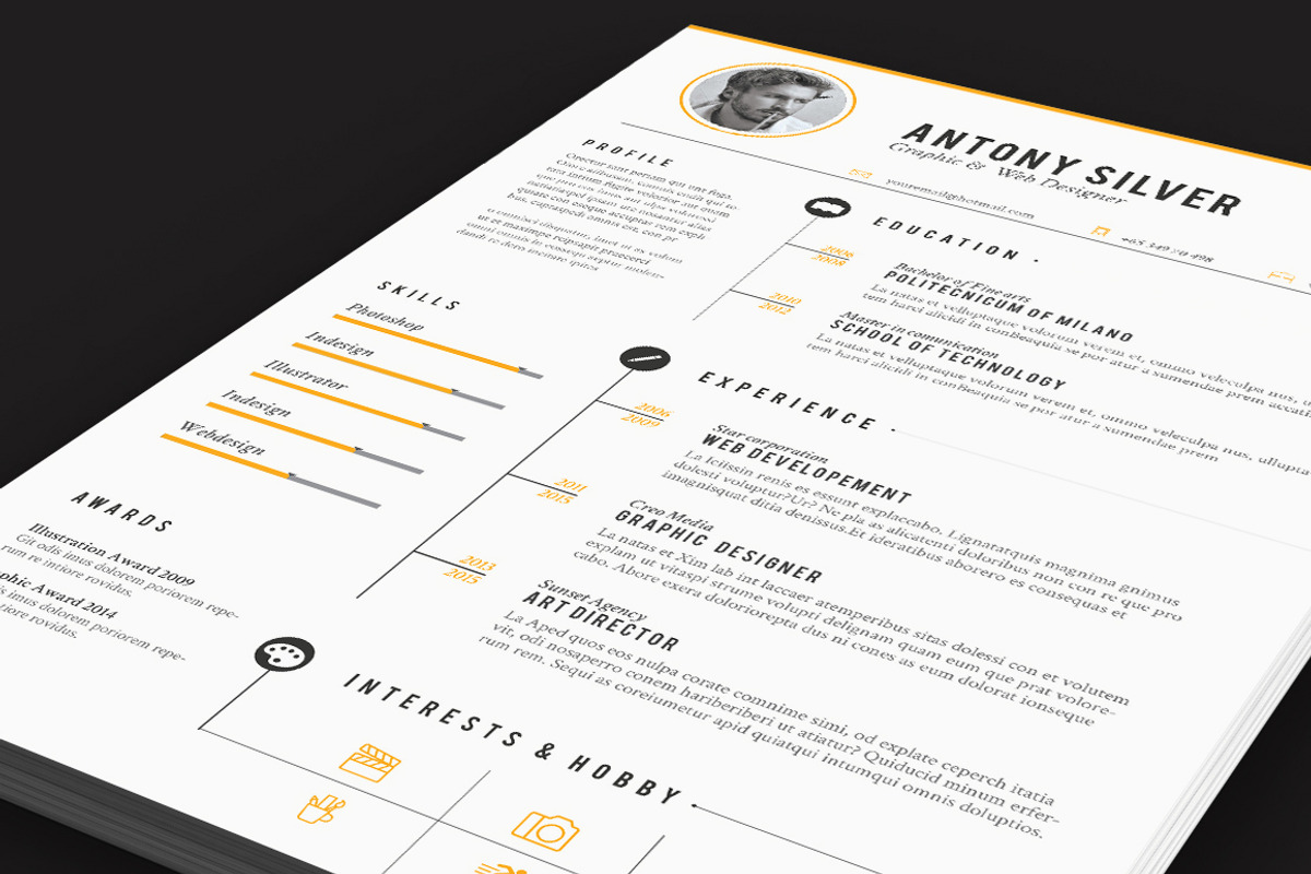 The Resume, a Resume Template by sz81 (Photo 4 of 5)
