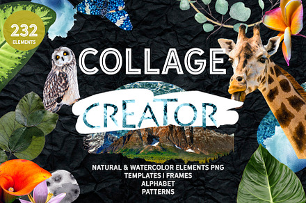 Collage creator SET & Alphabet
