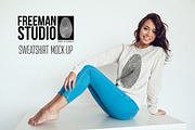 Sweatshirt Mock-Up Vol.2, a Hoody Mockup by Freeman Studio (Thumbnail 1 of 16)