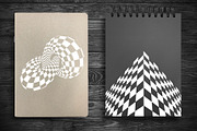 Op Art - Vector backgrounds bundle, a Background Graphic by RDShop (Thumbnail 7 of 14)