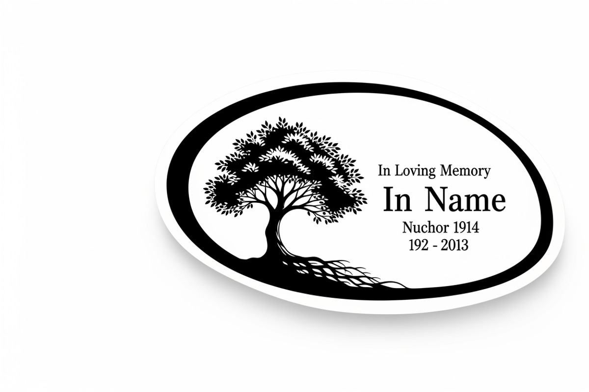 memorial plaque laser cut design, a Graphic by Amazin_art (Photo 18 of 31)
