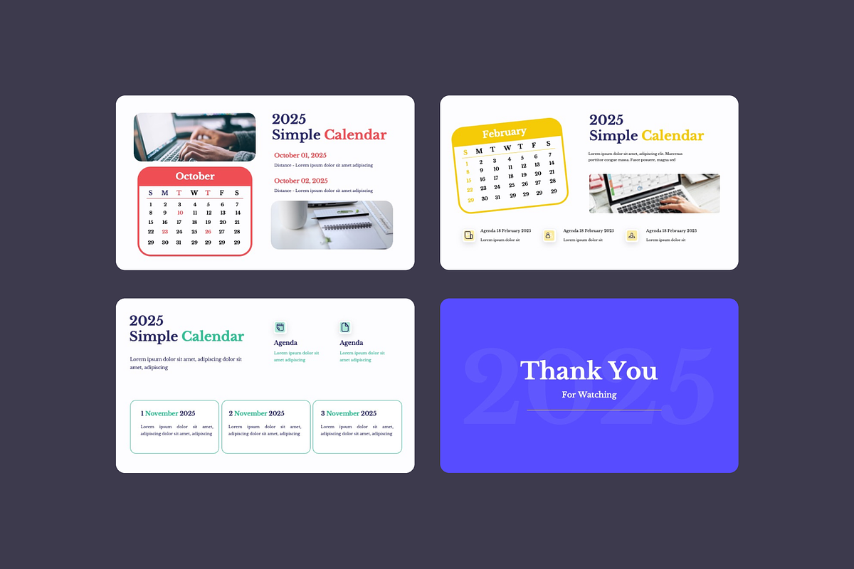 Calendar - PowerPoint Presentation, a Presentation Template by Premast (Photo 3 of 3)