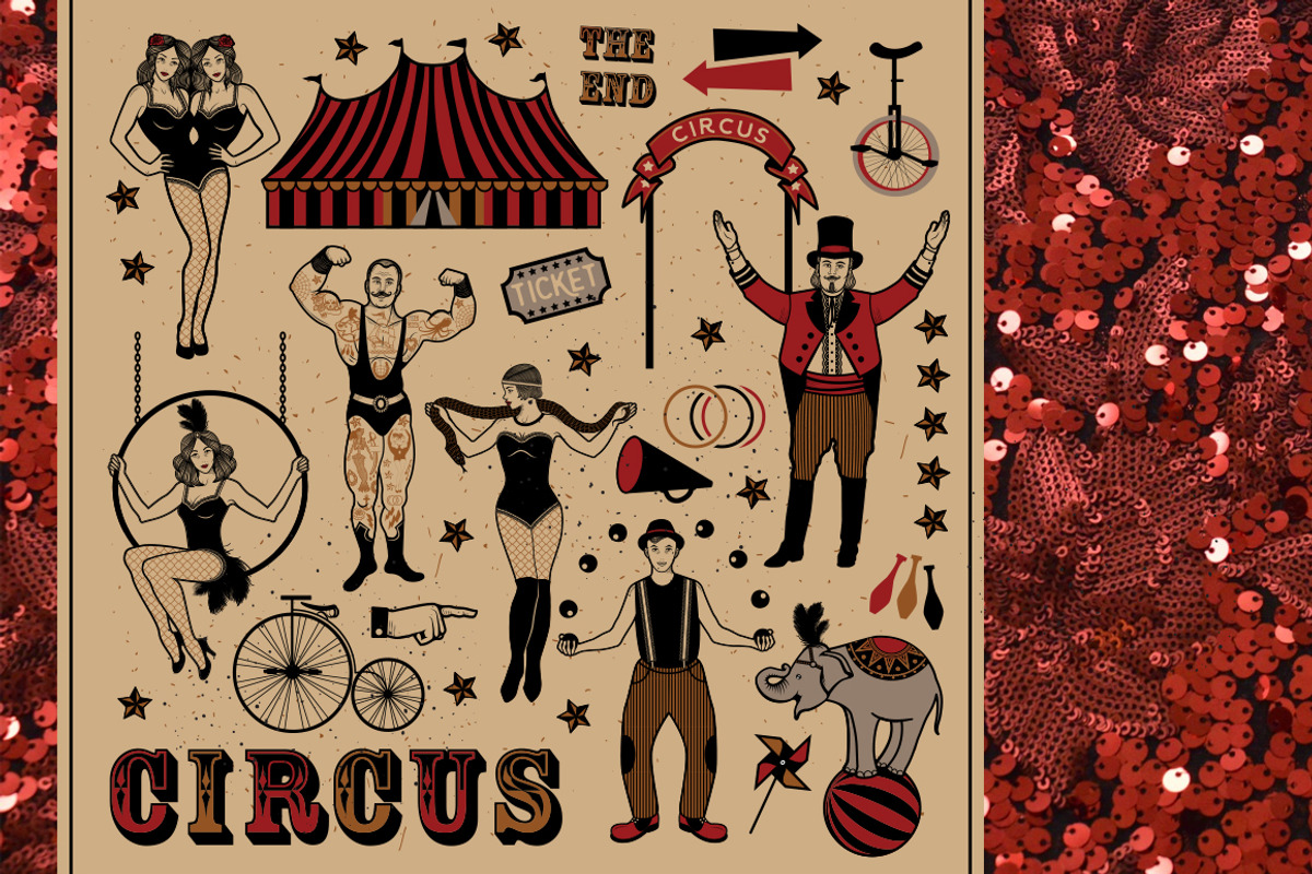 Circus set, an Illustration by Moloko88 (Photo 3 of 11)