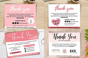 Thank You Card Templates Canva, a Card Template by bonadigitals (Thumbnail 3 of 6)