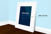 Vector Photo Frame mockup, a Print Template by Around Seven Products (Thumbnail 3 of 4)