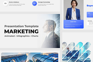 Marketing Plan Presentation Template, a Presentation Template by Abert